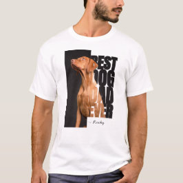Bästa Hund-Pappa någonsin-citat med Anpassningsbar T Shirt