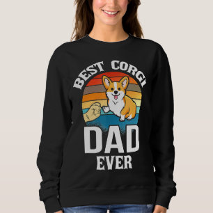 Bästa Hund Pappa någonsin Corgi Retro-Vintagen T Shirt