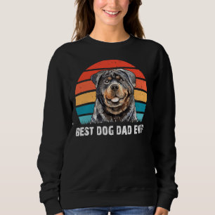 Bästa Hund Pappa någonsin Cute Rottweiler Retro-Vi T Shirt