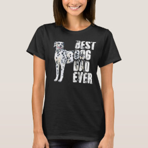 Bästa Hund Pappa någonsin Dalmatien Hund T Shirt