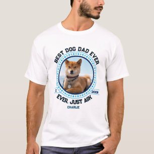 Bästa Hund Pappa någonsin Djurälskare Pappa-gåva T Shirt
