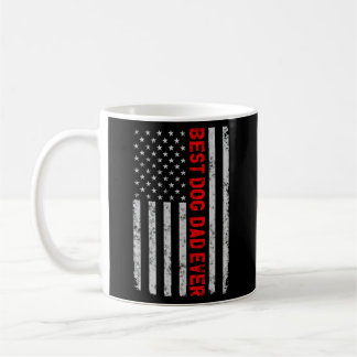 Bästa Hund Pappa någonsin, Fars dag, Amerikanska F Kaffemugg