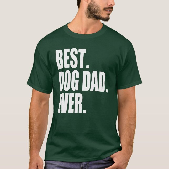 Bästa Hund-Pappa någonsin-flicka T Shirt (Framsida)