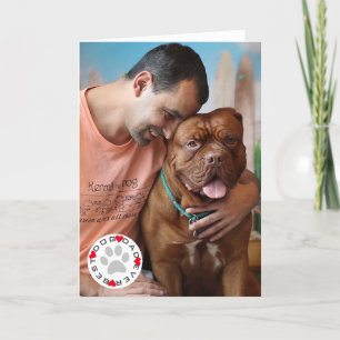 Bästa Hund Pappa någonsin-foto Kort