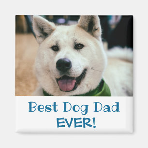 Bästa Hund Pappa någonsin-foto Magnet