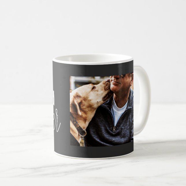 Bästa Hund Pappa någonsin Foto Mugg (Framsida höger)