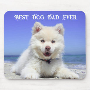 Bästa Hund-Pappa någonsin-foto Pet-muspekaren i Ro Musmatta