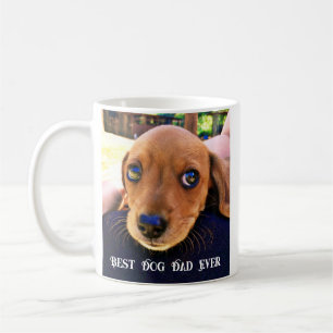 Bästa Hund Pappa någonsin Foto Pet Roligt Puppy Co Kaffemugg