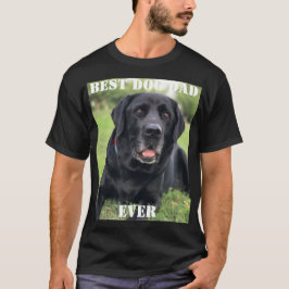 Bästa Hund Pappa någonsin-fotomarionett ger Roligt T Shirt