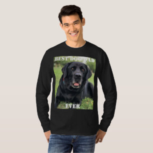Bästa Hund Pappa någonsin-fotomarionett ger Roligt T Shirt