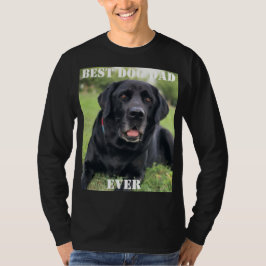 Bästa Hund Pappa någonsin-fotomarionett ger Roligt T Shirt