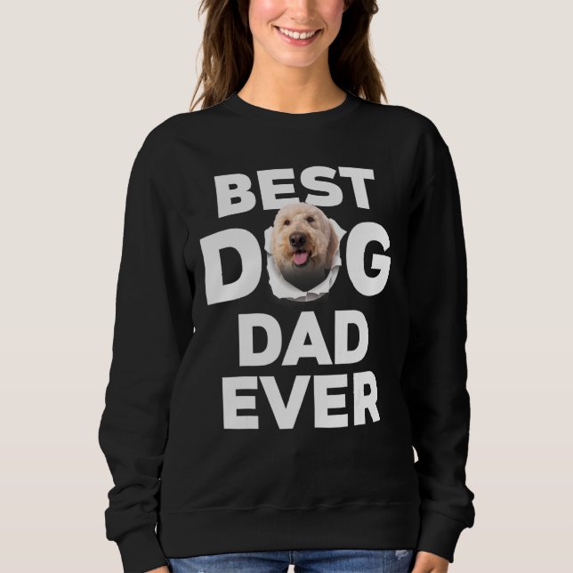Bästa Hund Pappa någonsin Goldendoodle T Shirt (Framsida)