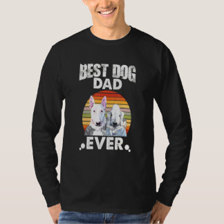 Bästa Hund Pappa någonsin har stare Bull Terrier o T Shirt