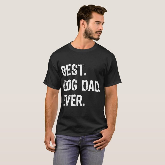 bästa hund pappa någonsin hund t shirt (Hel framsida)