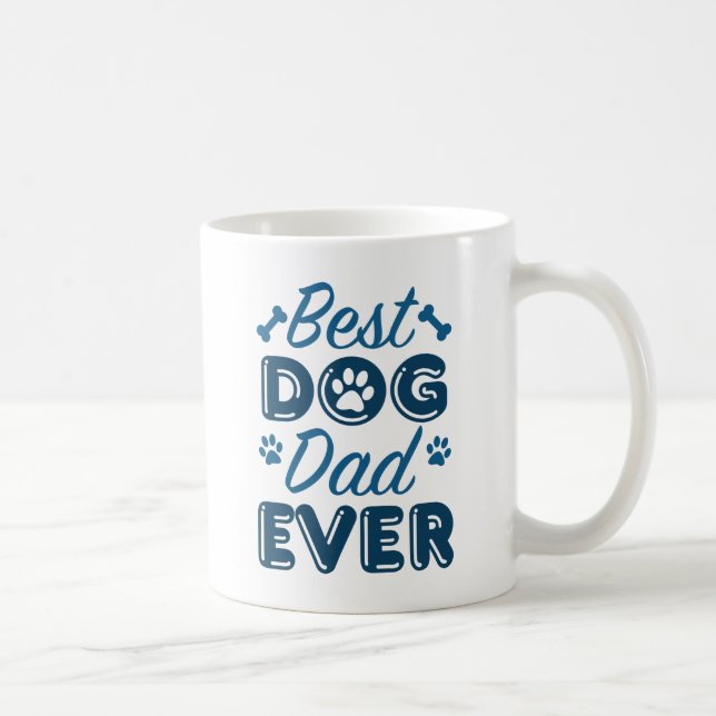 Bästa Hund Pappa någonsin Kaffemugg (Höger)