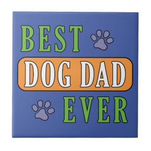 Bästa Hund Pappa någonsin Kakelplatta