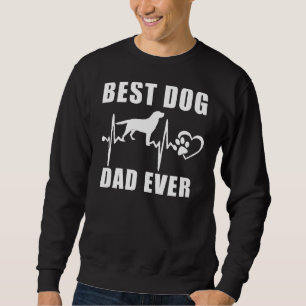 Bästa Hund-Pappa någonsin Labrador Retriever Hund Lång Ärmad Tröja
