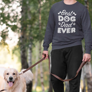 Bästa Hund Pappa någonsin Lång Ärmad Tröja