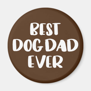  Bästa Hund Pappa någonsin Magnet