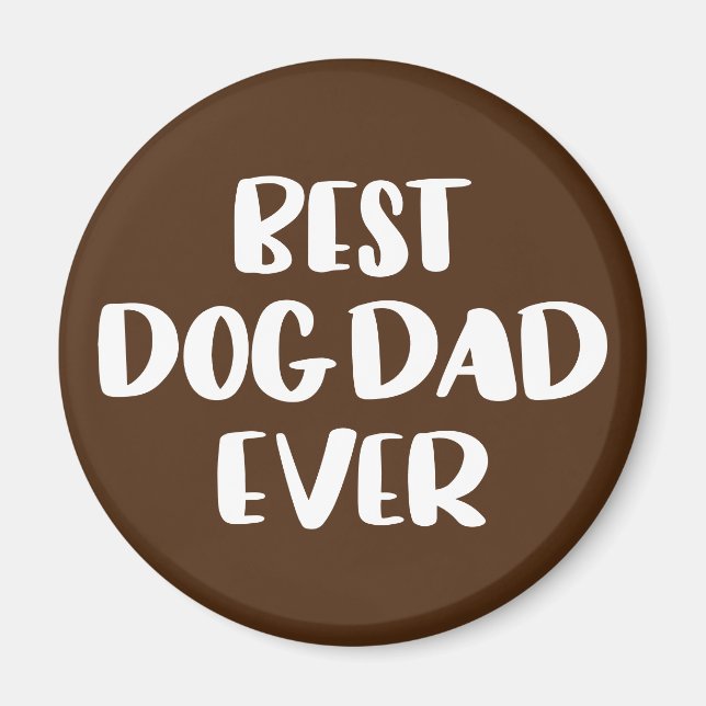 Bästa Hund Pappa någonsin Magnet (Framsidan)