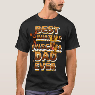 Bästa Hund-Pappa någonsin-minister Pinscher T Shirt