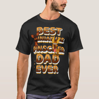 Bästa Hund-Pappa någonsin-minister Pinscher T Shirt