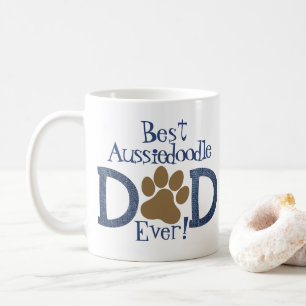 Bästa Hund Pappa någonsin, Paw-utskrift och deni Kaffemugg