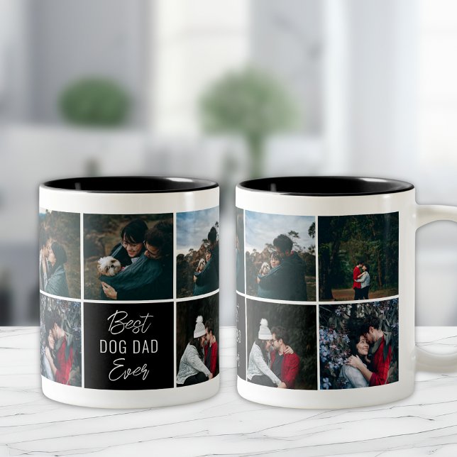 Bästa Hund Pappa någonsin-Personlig Fotokaffe Mugg (Skapare uppladdad)