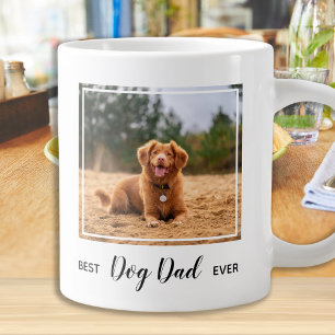 Bästa Hund Pappa någonsin Pet Photo Jumbo Mugg