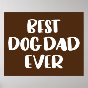Bästa Hund Pappa någonsin Poster