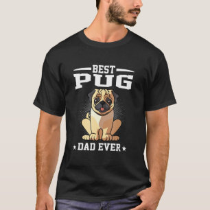 Bästa Hund Pappa någonsin Pug Kärlek-R T Shirt