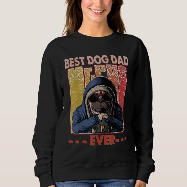 Bästa Hund Pappa någonsin Rolig hund pappa Fars da T Shirt (Framsida)
