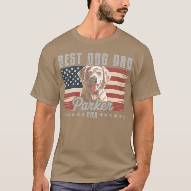 bästa hund pappa någonsin t shirt (Framsida)