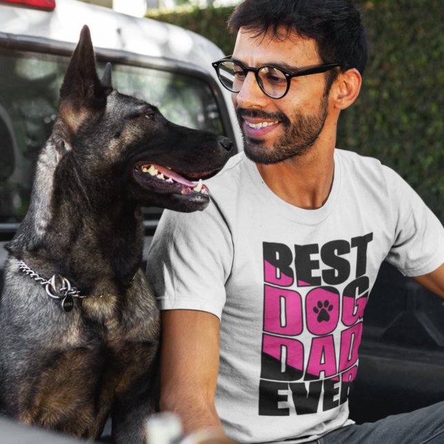 Bästa Hund Pappa någonsin T Shirt (Skapare uppladdad)