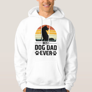 Bästa Hund Pappa någonsin T-Shirt 3 Hoodie
