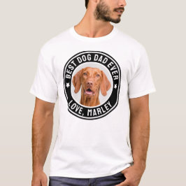 Bästa Hund-Pappa någonsin-T-Shirt-Anpassningsbar-f T Shirt