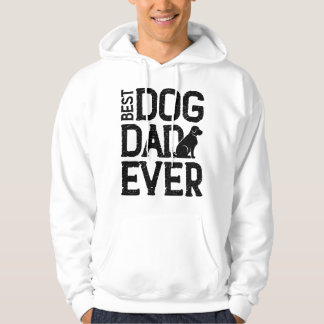 Bästa Hund-Pappa någonsin T-Shirt-design (3) Hoodie
