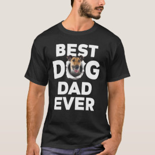 Bästa Hund Pappa någonsin utjämnad rävlöpare T Shirt