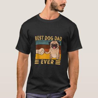 Bästa Hund-Pappa-pug-Älskare-gåva för FA T Shirt