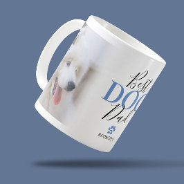 Bästa Hund Pet-fotokaffe Mugg