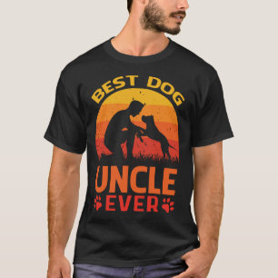 Bästa Hund UNCLE någonsin-Vintage T Shirt