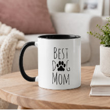 'Bästa hundmamma' Charmig söt hundälskare husdjurs