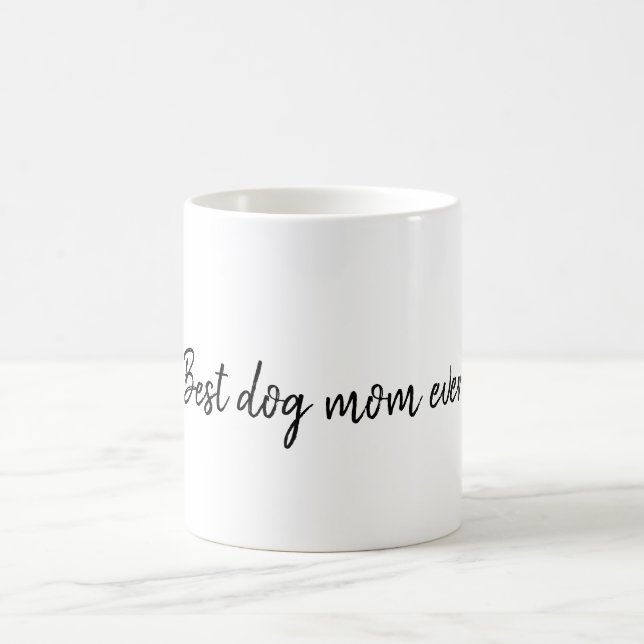 Bästa hundmamma kaffemugg (Center)