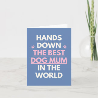 Bästa hundmamma-kort kort