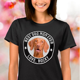 Bästa hundmamma någonsin Anpassad husdjur Hund Kat T Shirt