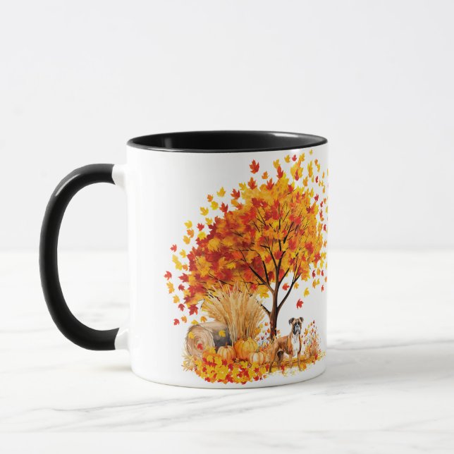 Bästa hundmamma någonsin Autumn, Boxer Mugg (Vänster)