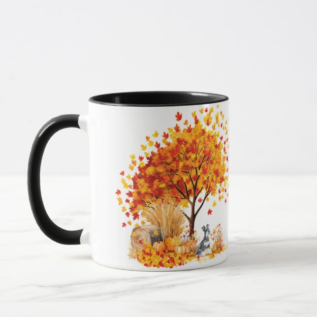 Bästa hundmamma någonsin Autumn, Miniature Schnauz Mugg (Vänster)