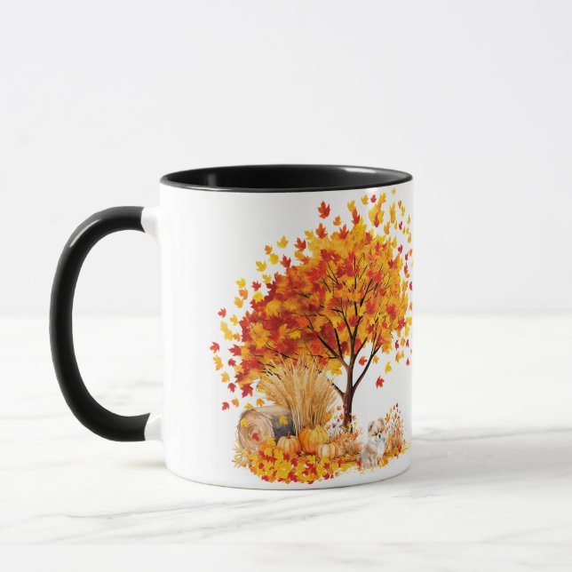 Bästa hundmamma någonsin Autumn, Pomeranian Mugg (Vänster)