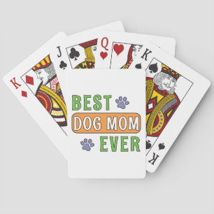 Bästa hundmamma någonsin casinokort