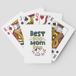 Bästa hundmamma någonsin casinokort